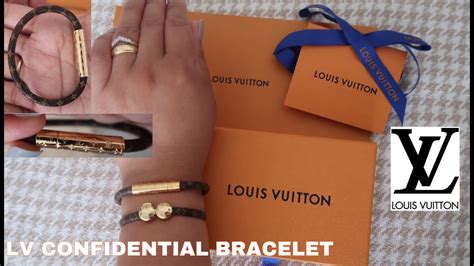 lv confidential bracelet replica|Lv bracelet size chart.